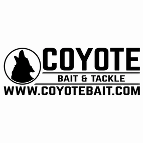 Coyote Bait & Tackle Decal (9.25 x 3.25")