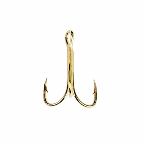 Eagle Claw 2x Gold Treble Hook