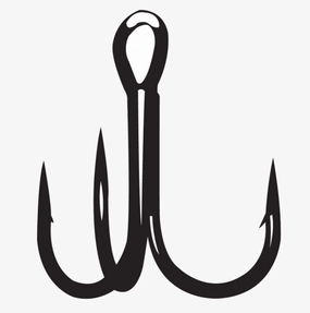 Gamakatsu Treble S-Shank Round Bend Magic Eye Hook