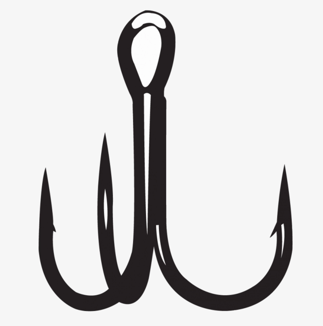Gamakatsu Treble S-Shank Round Bend Magic Eye Hook