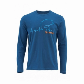 Simms Bass Heartbeat LST T-Shirts
