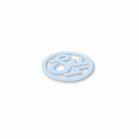 Swimbait Underground Circle SU Transfer Sticker - White