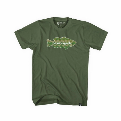 Wavy Camo Bass Tee