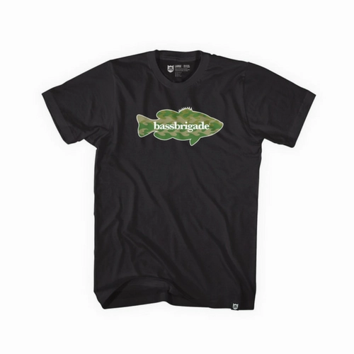 Wavy Camo Bass Tee